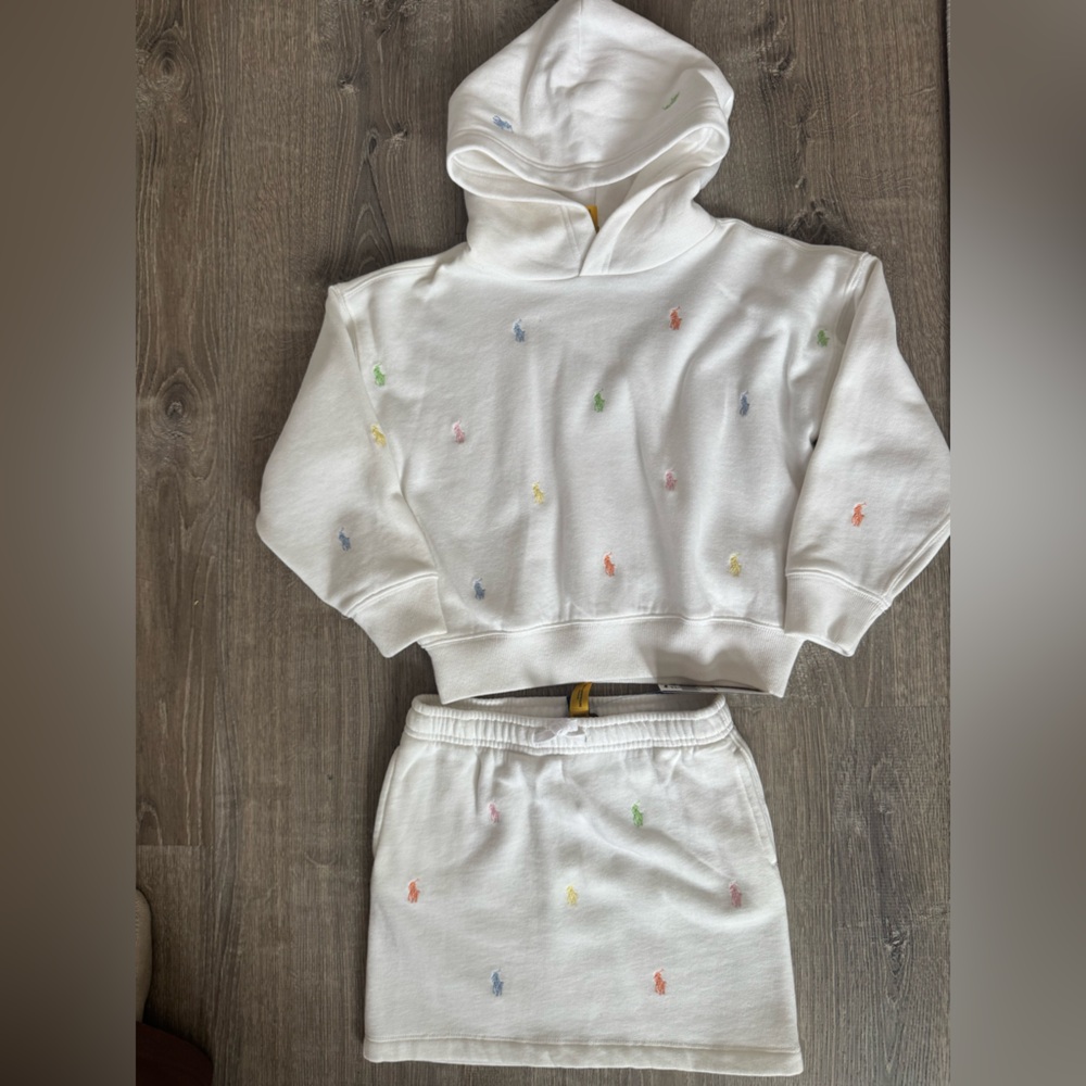 Polo by Ralph Lauren White Set with Colorful Accents